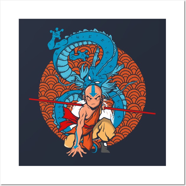 The legend of Kuririn Wall Art by Camelo